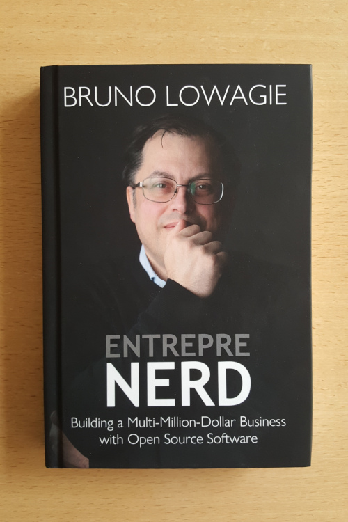 Proof copy hardcover Entreprenerd (front cover)