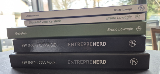 Boeken van Bruno Lowagie / Wil-Low, uitgegeven in eigen beheer