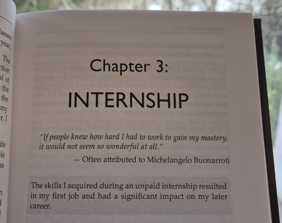 Intro Chapter 3 of the book Entreprenerd