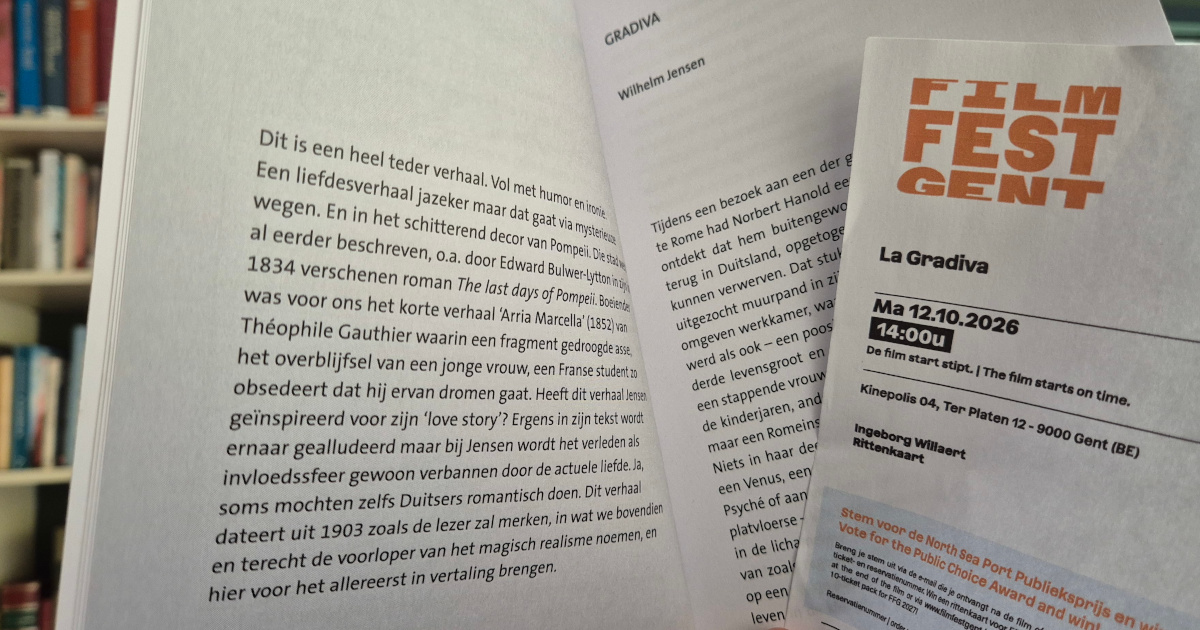 Eerste pagina van het verhaal Gradiva verschenen in In Tenebris #3
