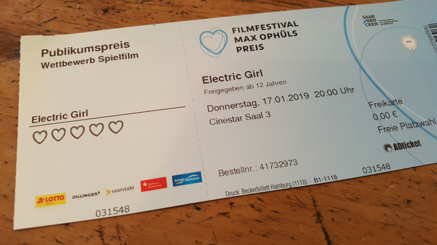 Ticket World Premiere Electric Girl