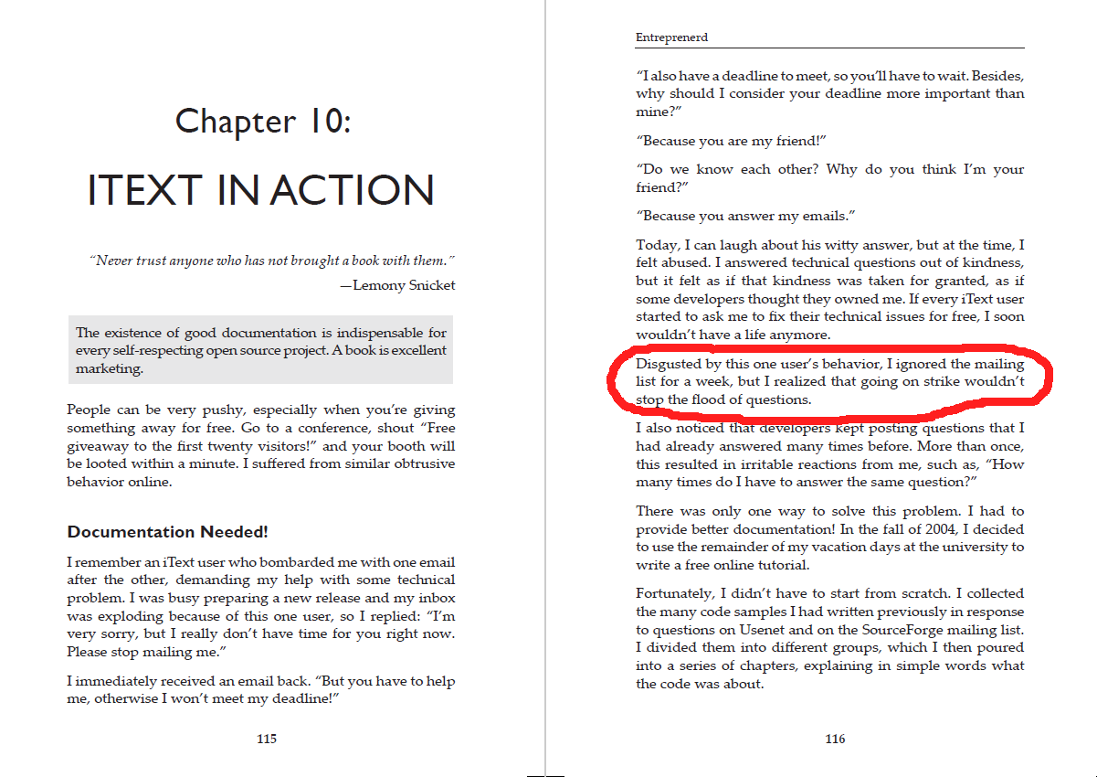 pages 115-116 of the book Entreprenerd